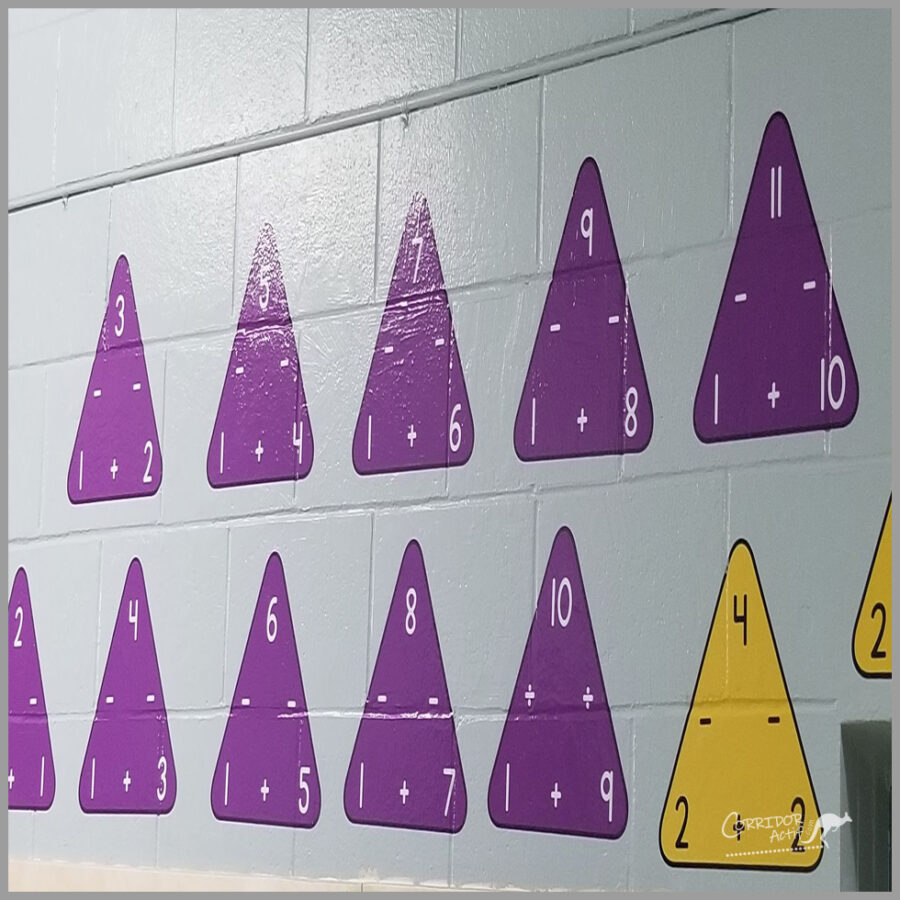 triangle additions et soustractions